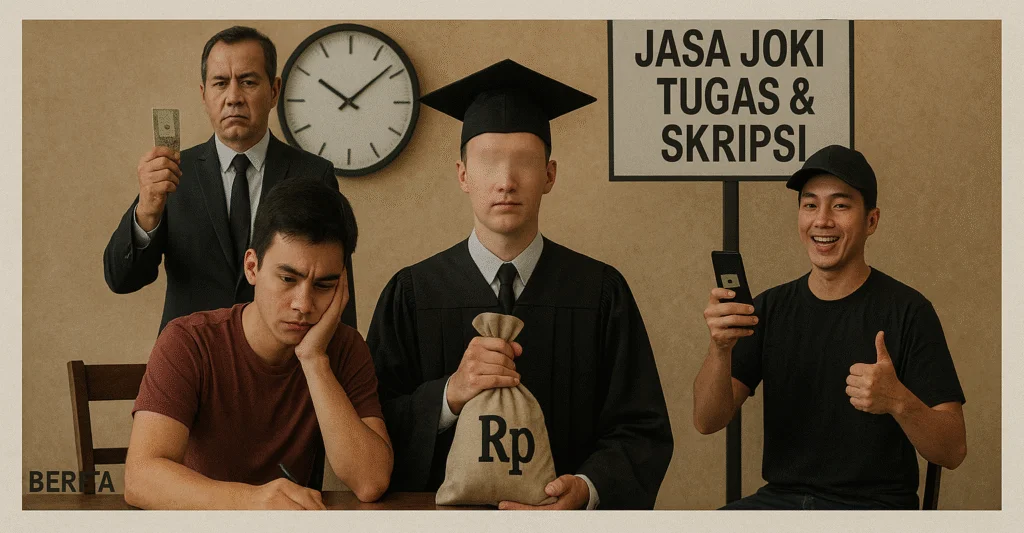 Joki Tugas dan Skripsi: Wajah Buruk Pendidikan Indonesia yang Mencetak Generasi Bermental Curang